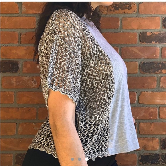 Crochet Cotton Tee - Picture 3 of 4